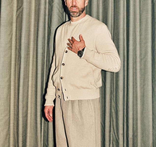 I've swapped the cardigan for a cuddly cardigan, reveals Gareth Southgate: England manager unveils new image ahead of Euros because he doesn't want to look 'too stiff'