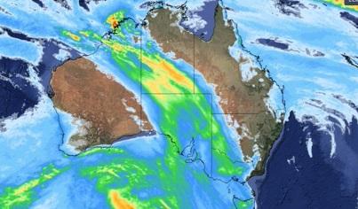 Massive band of rain will drench Australia