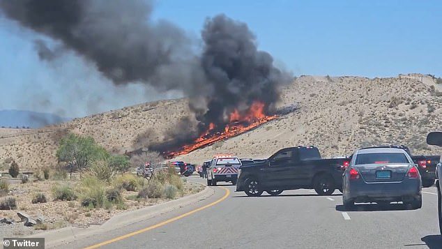 Pilot's miraculous escape from 5 million fighter jet moments before it crashed to the ground and exploded in a fireball